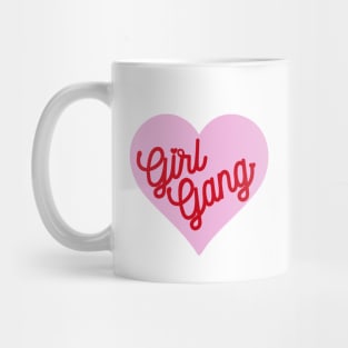 Girl Gang Heart Pocket Shirt Mug